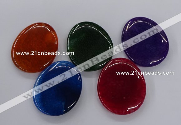 NGP3236 42*52mm - 45*55mm freeform agate gemstone pendants