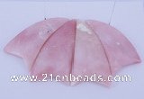 NGP33 Fashion pink opal gemstone pendants set jewelry wholesale