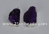 NGP3458 20*30mm - 25*35mm freeform druzy agate pendants wholesale