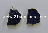 NGP3503 30*40mm - 30*45mm freeform lapis lazuli pendants