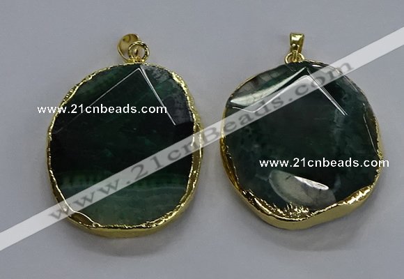 NGP3731 30*40mm - 35*45mm freeform agate gemstone pendants