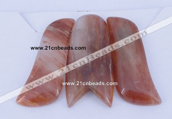 NGP38 Fashion red quartz gemstone pendants set jewelry wholesale