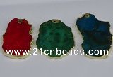 NGP3886 45*55mm - 50*60mm freeform agate gemstone pendants