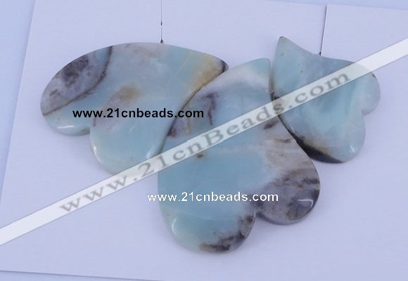 NGP41 Fashion amazonite gemstone pendants set jewelry wholesale