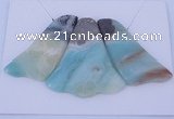 NGP42 Fashion amazonite gemstone pendants set jewelry wholesale