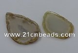 NGP4245 30*50mm - 45*75mm freefrom agate pendants wholesale