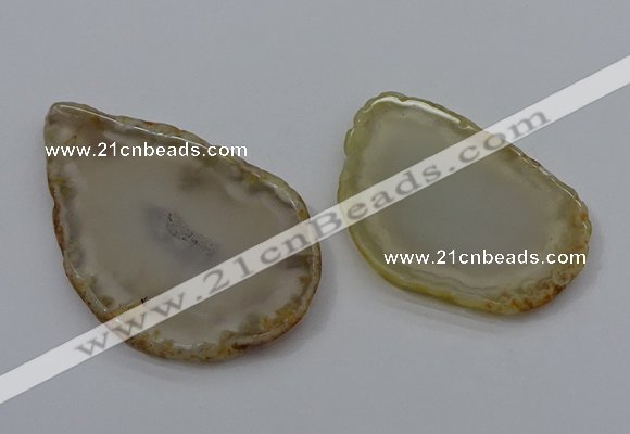 NGP4245 30*50mm - 45*75mm freefrom agate pendants wholesale