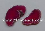 NGP4249 30*50mm - 45*75mm freefrom agate pendants wholesale