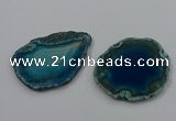 NGP4250 30*50mm - 45*75mm freefrom agate pendants wholesale