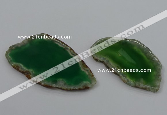 NGP4251 30*50mm - 45*75mm freefrom agate pendants wholesale