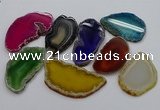 NGP4253 30*50mm - 45*75mm freefrom agate pendants wholesale