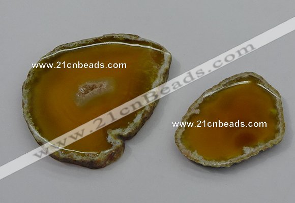 NGP4256 35*50mm - 45*80mm freefrom agate pendants wholesale