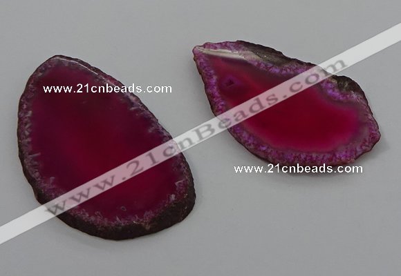 NGP4259 35*50mm - 45*80mm freefrom agate pendants wholesale