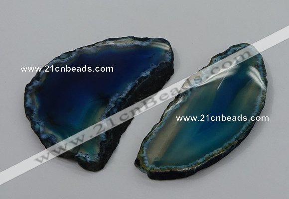 NGP4260 35*50mm - 45*80mm freefrom agate pendants wholesale