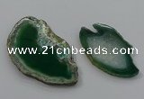 NGP4261 35*50mm - 45*80mm freefrom agate pendants wholesale