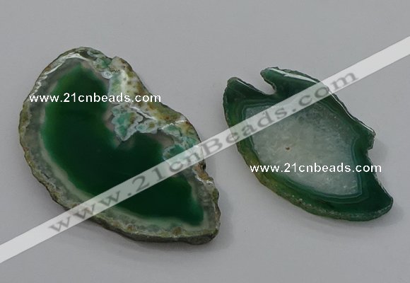 NGP4261 35*50mm - 45*80mm freefrom agate pendants wholesale