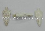 NGP4533 21*52mm - 22*55mm arrowhead turquoise pendants wholesale