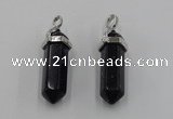 NGP5007 8*30mm sticks blue goldstone pendants wholesale