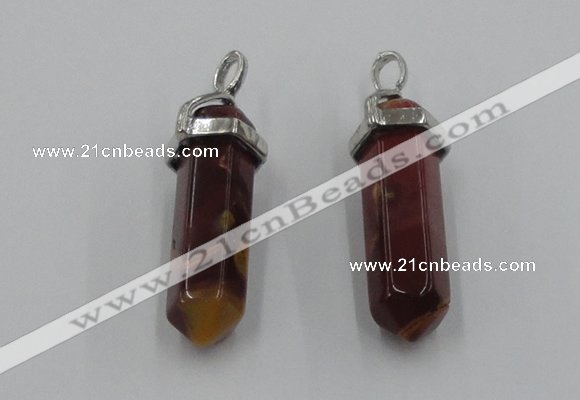 NGP5015 8*30mm sticks mookaite gemstone pendants wholesale