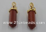 NGP5031 8*30mm sticks goldstone pendants wholesale