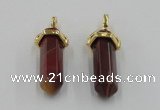 NGP5040 8*30mm sticks mookaite gemstone pendants wholesale