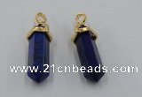 NGP5044 8*30mm sticks lapis lazuli gemstone pendants wholesale