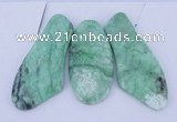 NGP54 Fashion grass turquoise gemstone pendants set jewelry wholesale