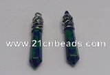 NGP5406 10*65mm sticks synthetic lapis lazuli pendants wholesale