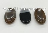 NGP5505 28*50mm oval agate gemstone pendants wholesale