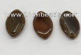 NGP5507 28*50mm marquise agate gemstone pendants