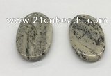 NGP5523 30*50mm - 35*55mm oval jasper pendants wholesale