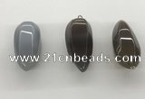 NGP5545 14*40mm - 23*58mm teardrop agate gemstone pendants