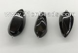 NGP5549 14*40mm - 23*58mm teardrop agate gemstone pendants