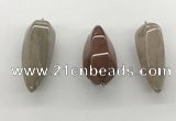 NGP5552 14*40mm - 23*58mm teardrop jade pendants wholesale