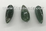 NGP5556 14*40mm - 23*58mm teardrop Canadian jade pendants