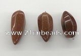 NGP5560 14*40mm - 23*58mm teardrop goldstone pendants wholesale