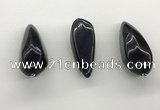 NGP5561 14*40mm - 23*58mm teardrop blue goldstone pendants