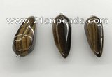 NGP5563 14*40mm - 23*58mm teardrop yellow tiger eye pendants