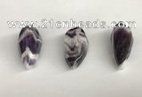 NGP5570 18*40mm - 23*58mm teardrop dogtooth amethyst pendants