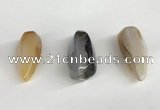 NGP5571 18*40mm - 23*58mm teardrop agate gemstone pendants