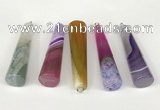 NGP5721 14*55mm cone agate gemstone pendants wholesale