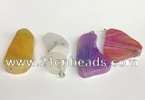 NGP5729 20*40mm - 30*45mm freeform agate pendants wholesale