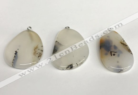 NGP5736 25*38mm - 32*45mm freeform agate pendants wholesale