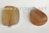 NGP5738 25*35mm freeform agate gemstone pendants wholesale