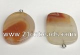 NGP5739 30*40mm freeform agate pendants wholesale