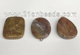 NGP5752 30*40mm freeform agate gemstone pendants wholesale