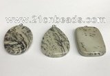 NGP5761 30*40mm freefrom jasper gemstone pendants wholesale