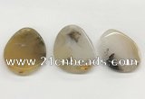 NGP5779 35*50mm - 38*55mm freeform agate slab pendants