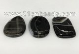 NGP5799 35*55mm freeform agate slab pendants wholesale