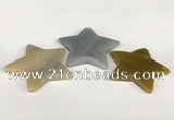 NGP5806 50mm star agate gemstone pendants wholesale